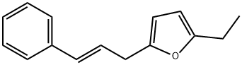 Furan, 2-ethyl-5-[(2E)-3-phenyl-2-propenyl]- (9CI) Structure