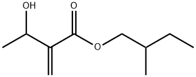 Isopentyl 3-hydroxy-2-methylenebutanoate Struktur