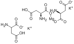 Magnesium potassium aspartate Structure