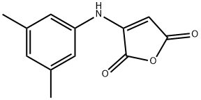 2,5-Furandione, 3-[(3,5-dimethylphenyl)amino]- (9CI) 化学構造式