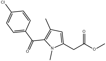 methyl 5-(4-chlorobenzoyl)-1,4-dimethyl-1H-pyrrole-2-acetate|