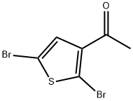 1-(2,5-二溴-3-噻吩基)乙酮, 80775-39-9, 结构式