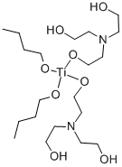 DIBUTANOLATOBIS(2,2',2''-NITRILOTRIETHANOLATO)TITANIUM(IV) Structure