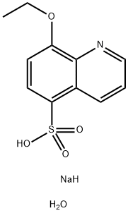 8-ETHOXYQUINOLINE-5-SULFONIC ACID SODIUM SALT HEMIHYDRATE Struktur