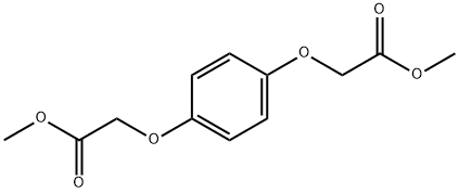 Acetic acid, 2,2'-[1,4-phenylenebis(oxy)]bis-, dimethyl ester Structure