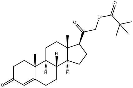 Desoxycorticosterone pivalate  Struktur