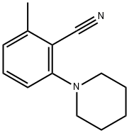 Benzonitrile, 2-methyl-6-(1-piperidinyl)- (9CI) Struktur
