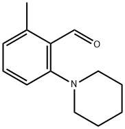 Benzaldehyde, 2-methyl-6-(1-piperidinyl)- (9CI),808133-86-0,结构式