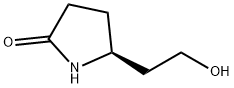 (5S)-5-(2-ヒドロキシエチル)-2-ピロリジノン 化学構造式