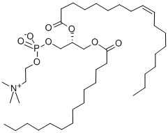 1-테트라데카노일-2-[CIS-9-옥타데세노일]-SN-글리세로-3-포스포콜린
