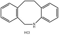 5,6,11,12-四氢二苯并[B,F]氮杂环辛四烯 盐酸盐,80866-74-6,结构式