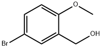 5-ブロモ-2-メトキシベンゼンメタノール 化学構造式