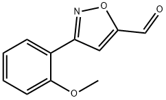 3-(2-甲氧基苯基)异噁唑-5-甲醛,808740-33-2,结构式