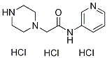 2-(哌嗪-1-基)乙酸 N-(3-吡啶基) 结构式