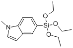 5-(TRIETHOXYSILYL)-1-METHYLINDOLE 结构式