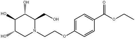 1,5-Didesoxy-1,5-[[2-[4-(ethoxycarbonyl)phenoxy]ethyl]imino]-D-glucitol