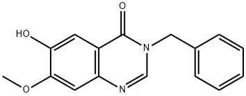 3-苄基-6-羟基-7-甲氧基喹唑啉-4(3H)-酮, 808793-56-8, 结构式