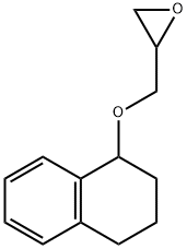 2-[(1,2,3,4-TETRAHYDRONAPHTHALEN-1-YLOXY)METHYL]OXIRANE,80910-10-7,结构式