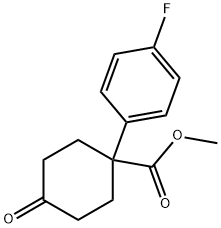Methyl 1-(4-fluorophenyl)-4-oxocyclohexane-1-carboxylate|1-(4-氟苯基)-4-氧代环己烷-1-羧酸甲酯