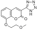 2H-1-Benzopyran-2-one, 8-(2-methoxyethoxy)-3-(1H-tetrazol-5-yl)- Structure