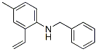 Benzenemethanamine, N-(2-ethenyl-4-methylphenyl)- (9CI) 结构式