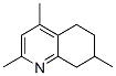 Quinoline, 5,6,7,8-tetrahydro-2,4,7-trimethyl- Struktur