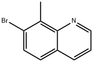 7-溴-8-甲基喹啉 结构式
