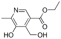 3-Pyridinecarboxylicacid,5-hydroxy-4-(hydroxymethyl)-6-methyl-,ethylester(9CI) 结构式