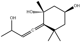 1,3-Cyclohexanediol,6-(3-hydroxy-1-butenylidene)-1,5,5-trimethyl-,(1R,3S,6S)-(9CI) Structure