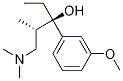 (2S,3S)-1-(ジメチルアミノ)-3-(3-メトキシフェニル)-2-メチルペンタン-3-オール 化学構造式