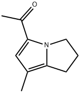 Ethanone, 1-(2,3-dihydro-7-methyl-1H-pyrrolizin-5-yl)- (9CI) Structure