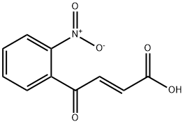 (E)-4-(2-Nitrophenyl)-4-oxo-2-butenoic acid, 80937-24-2, 结构式