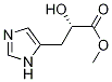 1H-IMidazole-5-propanoic acid, a-hydroxy-, Methyl ester, (S)-,80941-71-5,结构式