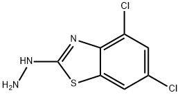 4,6-DICHLORO-2(3H)-BENZOTHIAZOLONE HYDRAZONE, 80945-78-4, 结构式