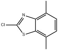 2-氯-4,7-二甲基苯并噻唑,80945-84-2,结构式