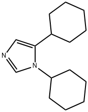 1,5-二环己基并咪唑, 80964-44-9, 结构式