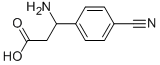 3-АМИНО-3-(4-ЦИАНОФЕНИЛ)ПРОПАНОВАЯ КИСЛОТА структура