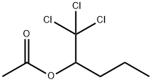 1-(TRICHLOROMETHYL)BUTYL ACETATE 结构式