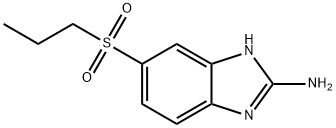 2-氨基-5-丙磺酰基苯并咪唑,80983-34-2,结构式