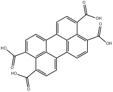perylene-3,4,9,10-tetracarboxylic acid  Struktur