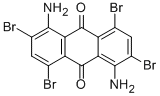 1,5-diamino-2,4,6,8-tetrabromoanthraquinone 结构式