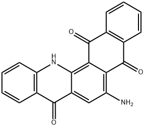 6-aminonaphth[2,3-c]acridine-5,8,14(13H)-trione 结构式