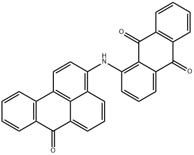 1-[(7H-benz[de]anthracen-3-yl-7-oxo)amino]anthraquinone  Struktur