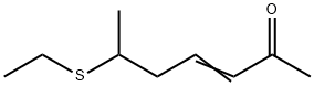 6-Ethylthio-3-hepten-2-one Struktur