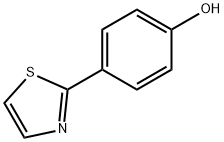 2-(4-羟基苯基)噻唑,81015-49-8,结构式