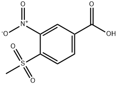 4-甲磺酰基-3-硝基苯甲酸, 81029-08-5, 结构式