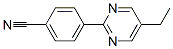 Benzonitrile, 4-(5-ethyl-2-pyrimidinyl)- (9CI) Structure