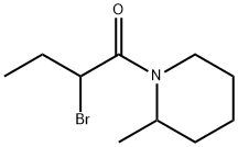 1-(2-bromobutanoyl)-2-methylpiperidine Struktur