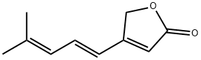 (E)-4-(4-Methyl-1,3-pentadienyl)-2(5H)-furanone Struktur