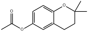 2H-1-Benzopyran-6-ol,3,4-dihydro-2,2-dimethyl-,acetate(9CI) Struktur